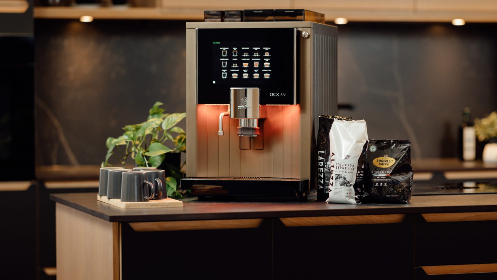 kaffemaskin til bedrift